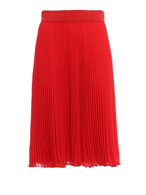 givenchy pleated skirt blue|givenchy orange skirts.